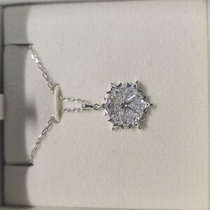 Swarovski Crystal Snowflake Necklace
